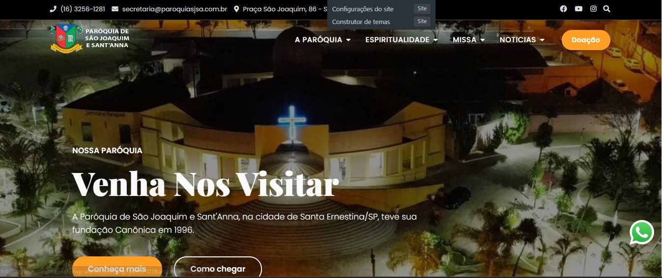 Novo site da Paróquia